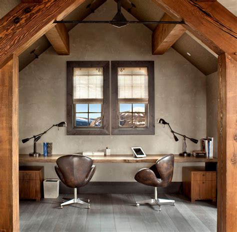 25 Rustic Home Office Design Ideas Decoration Love