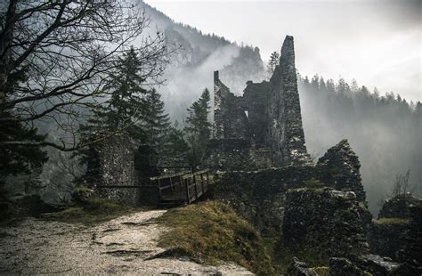 Abandoned Castle Ruins In The Forest Perfect Word Castle Ruins Ruins