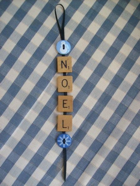 Making A Scrabble Tile Christmas Ornament My Frugal Christmas