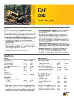 The cat 289d compact track loader, with its vertical lift design, delivers extended reach and lift height for quick and easy truck loading. Caterpillar (CAT) 289D Specifications Machine.Market