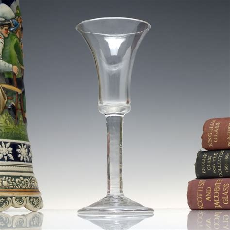 18th Century Plain Stem Wine Glass C1745 Wine Glasses Exhibit Antiques