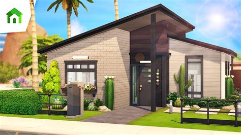 Luxurious Tiny House 🎍 The Sims 4 Tiny Living Speed Build Youtube
