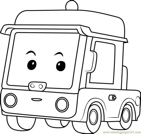 You can also make your kid's own robocar poli coloring book. Beny Coloring Page - Free Robocar Poli Coloring Pages ...