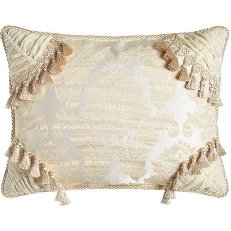 Dian Austin Couture Home King Capello Pieced Sham Neck Roll Pillow