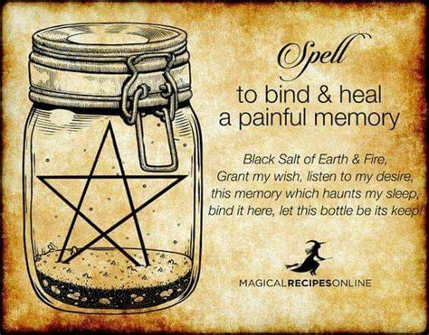 Painful Memory Spell Wiccan Spell Book Book Of Shadows Magick Spells
