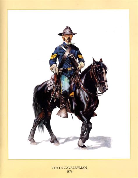 Uniforms Pictures Cavalry American Indian Wars Cavalryman