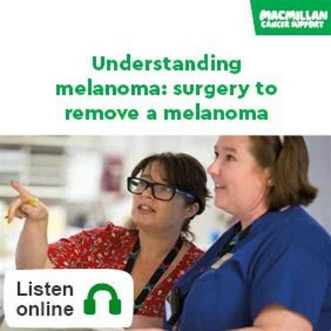 Stream Macmillan Cancer Support Listen To Understanding Melanoma