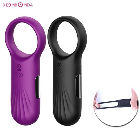 10 Speeds Male Penis Ring Vibrator For Men Delay Ejaculation Usb Rechargeable Women Clitoris