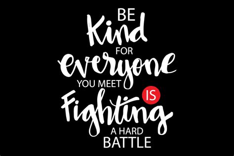 Be Kind Quotes Graphic By Handhini · Creative Fabrica