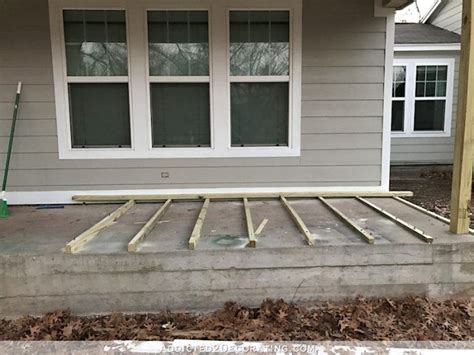 Covering An Existing Concrete Porch With Wood Part 1 Addicted 2