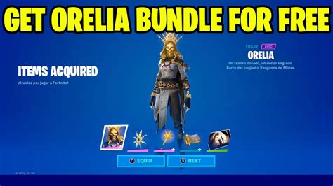 How To Get Orelia Bundle For Free In Fortnite Youtube