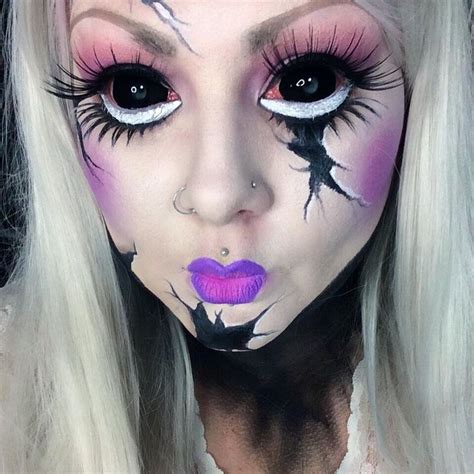 Creepy Doll Halloween Makeup Tutorial Creepy Doll Halloween