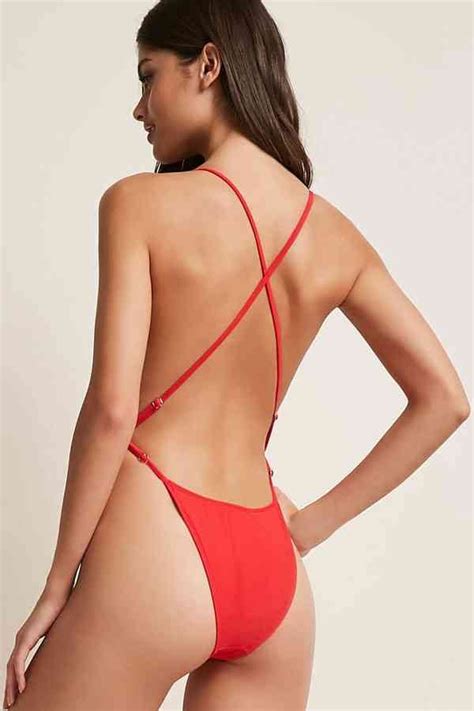 forever 21 strappy one piece swimsuit sexy one piece swimsuits 2018 popsugar fashion photo 2