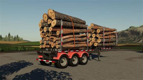 Biobeltz Log Trailer Tr 500 V1009 Fs19 Farming Simulator 19 Mod