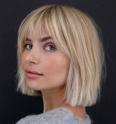 Short bob with fringe over 50. 50 Newest Bob with Bangs Ideas to Suit Any Taste - Hair ...