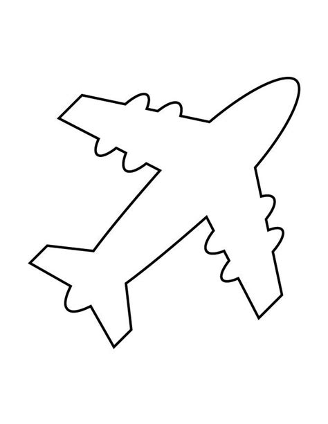 Aeroplane Airplane Applique Pattern Pdf Template Applique Designs