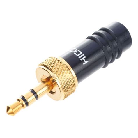 Hicon Hi J35s Screw M Mini Jack Plug Connector 35mm With Screw Lock
