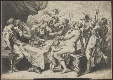 Banquet Of The Gods At The Wedding Feast Of Peleus And Thetis