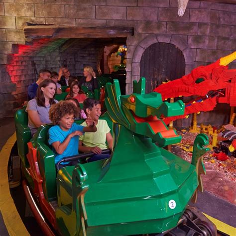 The Dragon Roller Coaster Ride At The Legoland® Windsor Resort