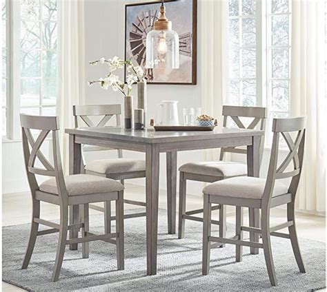 Choose from 4 authentic eileen gray dining room tables for sale on 1stdibs. Amazon.com - Signature Design by Ashley Parellen Table, Gray - Tables in 2020 | Counter height ...