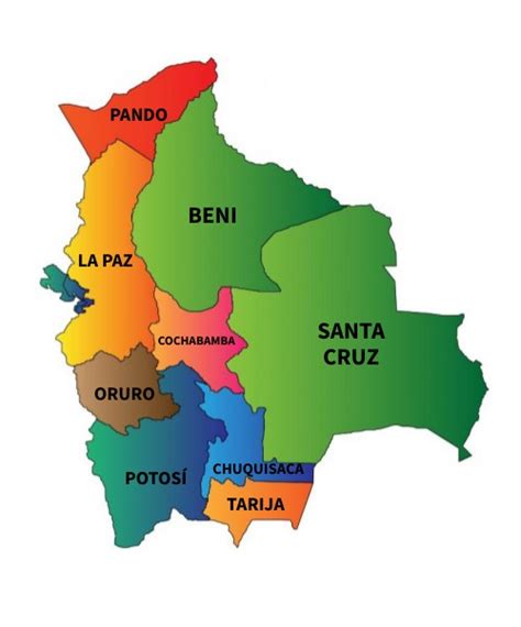 Mapa PolÍtico De Bolivia