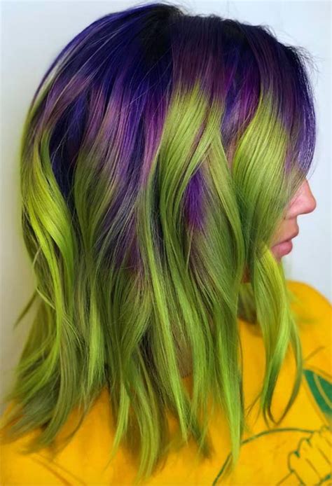 63 Offbeat Green Hair Color Ideas To Inspire Green Hair Dye Green