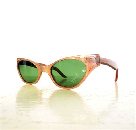 Vintage 1950s Sunglasses Cat Eye Sunglasses 50s Sunglasses French