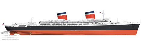 United States Lines — Oceanliner Designs And Illustration
