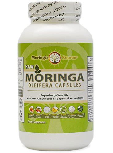 Moringa Oleifera Superfood 300 Capsules 400mg Each 100 Raw Potent