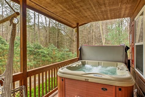 Rustic Ellijay Resort Cabin Hot Tub Near River Updated 2019