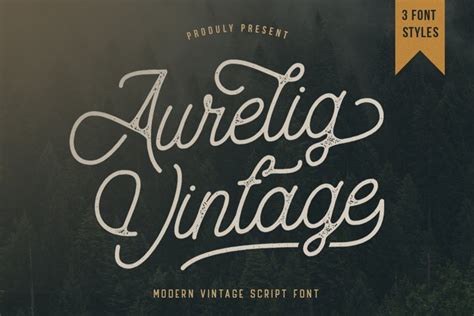 Aurelig Vintage Monoline Style Vintage Script Font Free Font Download