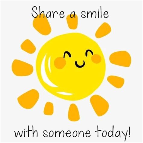 Sunny Smiles Free Share A Smile Day Ecards Greeting Cards 123 Greetings