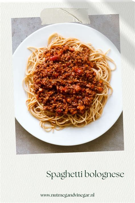 Spaghetti Bolognese Is Een Echte Italiaanse Klassieker Deze Pasta