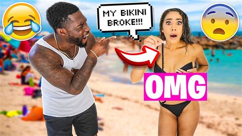 DISAPPEARING Bikini Prank On Girlfriend Hilarious YouTube