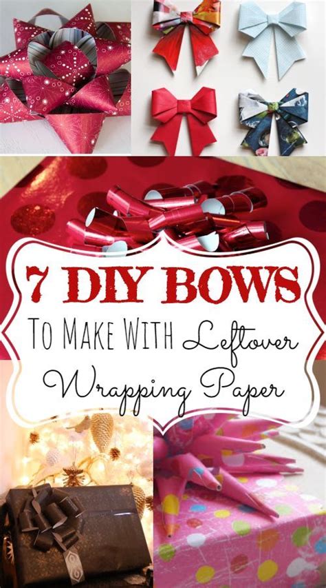7 Diy Bows To Make With Leftover Wrapping Paper Twelve Days Of