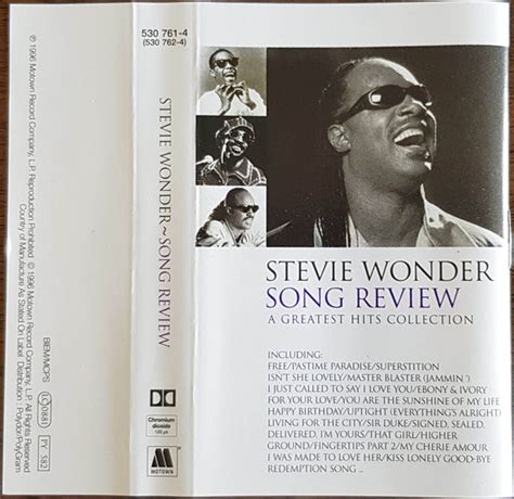 Stevie Wonder Song Review A Greatest Hits Collection 1996