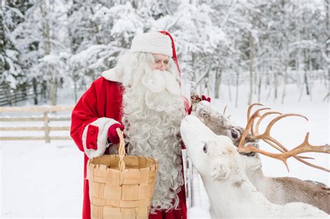 santa claus reindeer games and sleigh rides visit finnish lapland