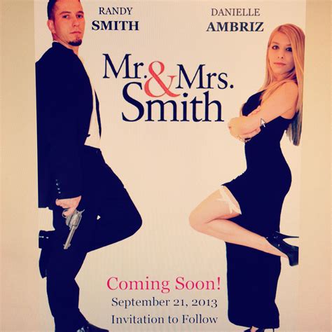 Our Save The Dates I Fell In Love With The Mr And Mrs Smith Theme I