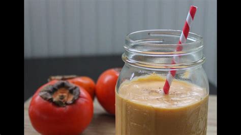 Persimmon Creamsicle Smoothie Youtube