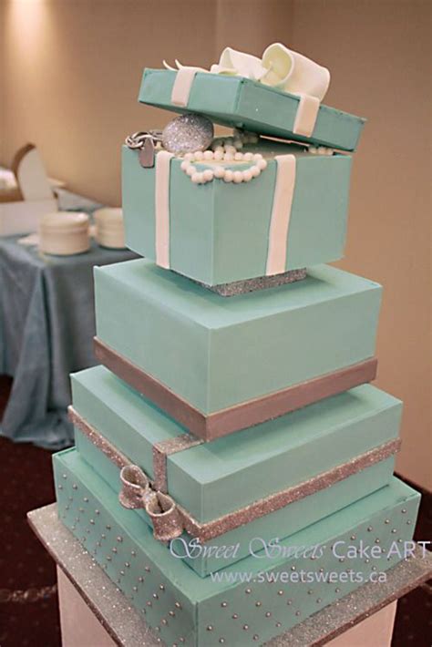 Tiffany And Co Cakes For Anon Tiffany Cakes Tiffany Wedding Cakes