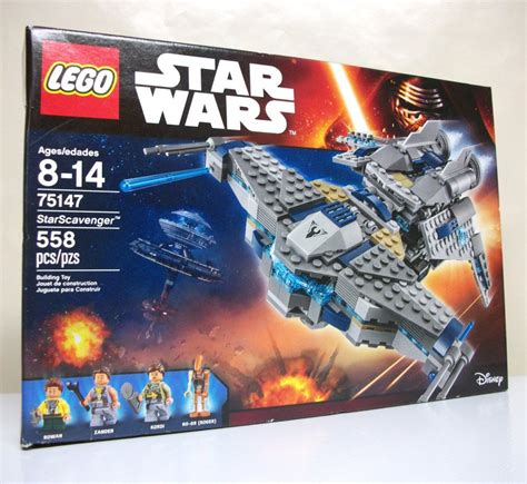 lego star wars star scavenger 75147 set 4 mini figures droids vehicle 558 pc starscavenger 2016