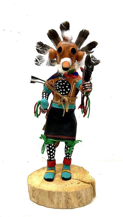 lot frank ami native american mudhead kachina doll