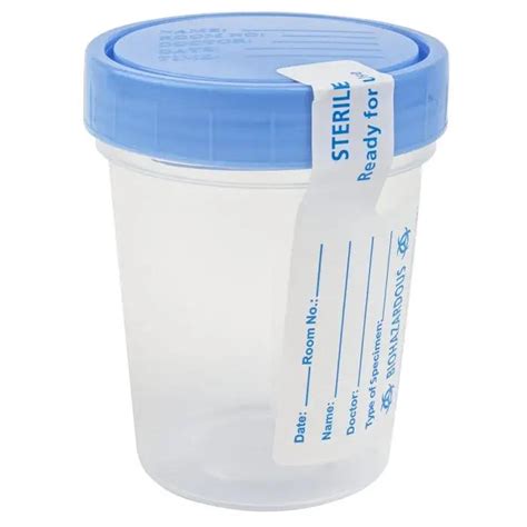 Urine Specimen Collection Cup Sterile Individually Wrapped
