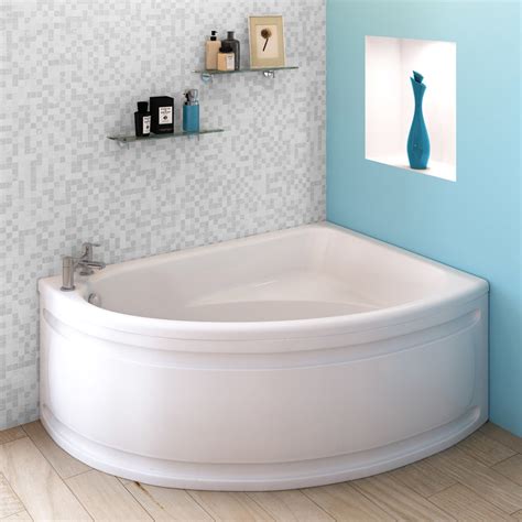 Orlando Corner Bath With Panel Right Hand Option 1500 X 1040mm