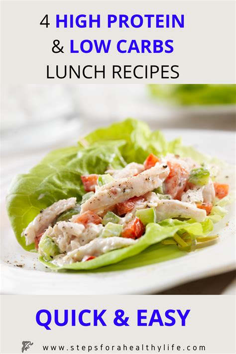 4 Quick And Easy High Protein And Low Carbs Lunch Recipes Receitas Com