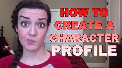 How To Create A Character Profile Youtube