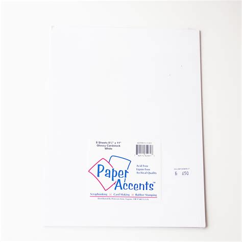 Glossy Cardstock White A4 Atelier Rägeboge Gmbh