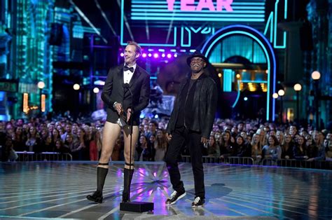 Actor Alexander Skarsgard Presents Award In Just His Underwear