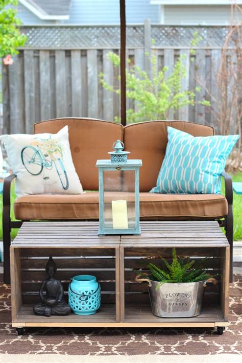 Maybe you would like to learn more about one of these? DIY Outdoor Crate Coffee Table with Wheels {Rustic, Farmhouse}