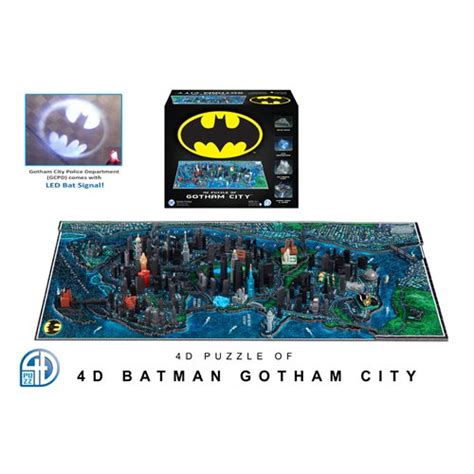 batman gotham city 4d cityscape puzzle inbox toys